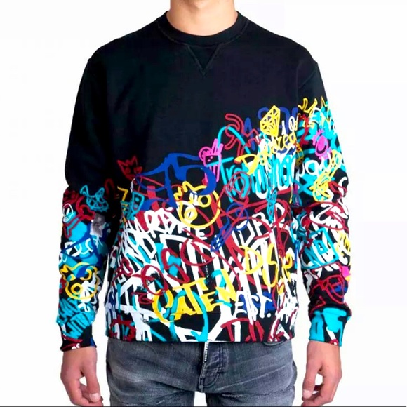 dsquared2 graffiti sweatshirt